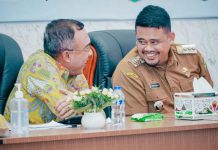 Walikota Medan, Bobby Nasution disela-sela launching KKPD