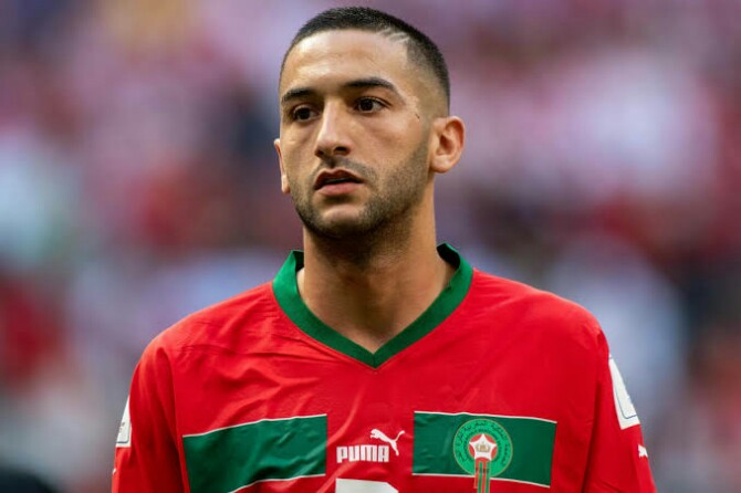 H Ziyech kembali menjadi andalan Timnas Maroko menghadapi Spanyol di babak 16 besar Piala Dunia 2022