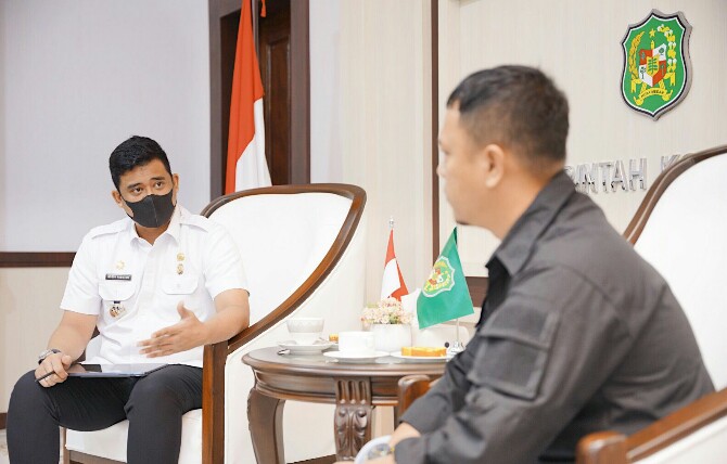 Walikota Medan, Bobby Afif Nasution mendukung sepenuhnya program kerja yang akan dilaksanakan Pengurus Persatuan Wartawan Unit Pemko Medan dalam waktu dekat.