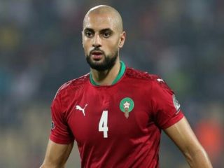 S Amrabat akan menjadi andalan Timnas Maroko kala menghadapai Prancis di Stadion Al Bayt, Kamis (15/12/2022) . Dirinya akan mematikan pergerakan Griezmann
