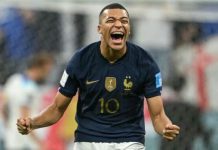 Penyerang Timnas Prancis, K Mbappe berpeluang menjadi top skor Piala Dunia 2022 . Pemain yang merumput di PSG ini telah mencetak lima gol