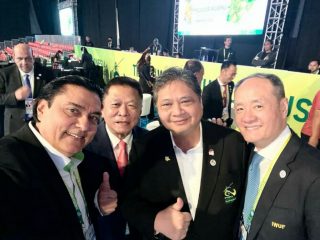 Ketua Bidang Luar Negeri Pengurus Besar Wushu Indonesia (PB WI), Karan Sukarno Walia optimistis, motivasi Ketua Umum Pengurus Besar Wushu Indonesia (PB WI), Airlangga Hartarto, menjadi salah satu faktor yang membawa semangat dan prestasi atlet wushu pada Kejuaraan Dunia VIII/2022.