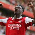 Eddie Nketiah akan menjadi andalan Arsenal di lini serang saat melawan West Ham di Emirates Stadium