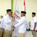 Ketua DPD Partai Gerindra Provinsi Sumatera Utara Gus Irawan Pasaribu kukuhkan pengurus DPC Partai Gerakan Indonesia Raya (Gerindra) Kabupaten Padanglawas (Palas) di aula Hotel Almarwah Sibuhuan, Senin (12/12/2022).