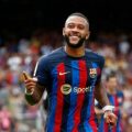 M Depay jadi andalan lini depan Barcelona saat bertandang ke markas Atletico Madrid, Senin (9/1/2023)