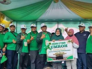 Partai Persatuan Pembangunan (PPP) menggelar kegiatan gerak jalan santai dalam rangka harlah ke-50 di Kota Medan. Kegiatan yang digelar partai berlambang Ka'bah ini diikuti oleh ribuan warga.