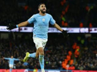 Dua Gol Mahrez Gagalkan Tottenham Raih Poin di Etihad Stadium