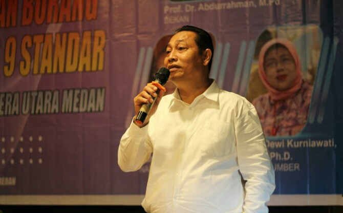Dekan FIS UINSU Prof. Dr. Abdurrahman, M.Pd