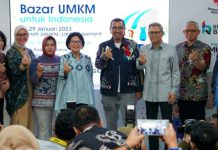 Kementerian BUMN gelar Bazar UMKM untuk Indonesia 2023 di Lantai Rubanah (basement) Gedung Sarinah Jakarta, 26 sampai 29 Januari 2023.