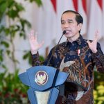 Presiden Jokowi saat membuka Rakornas Kepala Daerah 2023, Selasa (17/1/2023). Jokowi mengingatkan soal kebebasan beragama dan beribadah.(kaldera/setneg)
