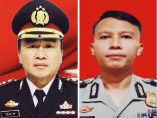 Kombes Pol Yemi Mandagi (kiri) dan Kombes Pol Sumaryono (kanan). Keduanya tak lama lagi akan bertugas di Polda Sumut.(ist)