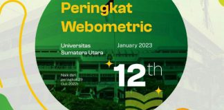 Universitas Sumatera Utara (USU) menduduki peringkat 12 kampus terbaik di Indonesia versi pemeringkatan Webometrics. Peringkat ini naik signifikan dari posisi sebelumnya di mana USU menduduki posisi 29.