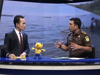 Kepala Kejaksaan Tinggi Sumatera Utara (Kajati Sumut) Idianto, SH, MH yang diwakili Kasi Penkum Yos A Tarigan, SH, MH menjadi narasumber pada acara dialog di Lembaga Penyiaran Publik TVRI Sumut, Rabu (15/2/2023).