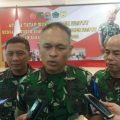 Brigjend TNI Juinta O Sembiring (tengah)