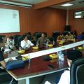 Suasana Rapat Dengar Pendapat (RDP) Komisi 3 DPRD Medan bersama Bulog Wilayah Sumut, PUD Pasar dan Dinas Koperasi, UMKM Perdagangan dan Perindustrian Kota Medan di Gedung DPRD Medan, Senin (20/2/2023). Foto:reza/kaldera