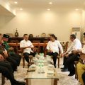 Wakil Gubernur (Wagub) Sumatera Utara (Sumut) Musa Rajekshah menerima Panitia Rapat Kerja Nasional (Rakernas) Lembaga Pendidikan Tinggi Pengurus Besar Nahdlatul Ulama (LPT-PBNU) di Rumah Dinas Jabatan Wagub, Jalan Teuku Daud, Senin (20/2). (DISKOMINFO SUMUT)