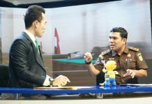Kepala Kejaksaan Tinggi Sumatera Utara (Kajati Sumut) Idianto, SH,MH yang diwakili Kasi Penkum Kejati Sumut Yos A Tarigan,SH,MH menjadi narasumber pada acara dialog di Lembaga Penyiaran Publik TVRI Sumut, Senin (20/2/2023).