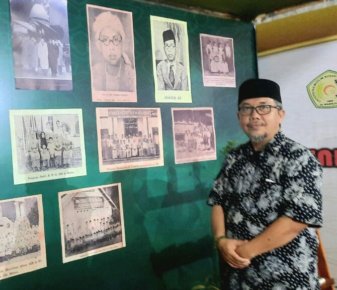 Ketua PD Al Washliyah Medan, Abdul Hafiz Harahap, saat ditemui di arena MTQ ke 56 Kota Medan, kemarin.