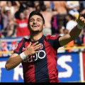 Ricardo Orsolini pencetak gol tunggal Bologna atas Inter Milan di Stadion Renato Dall'Ara, Minggu (26/2/2023). Foto:google