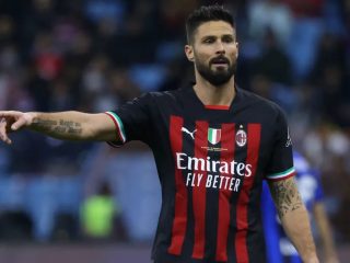 Penyerang AC Milan, Oliever Giroud.