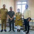 Anggota Komisi 2 DPRD MEDAN berfoto bersama dengan manajemen RS Bachtiar Djafar di sela sela kunjungan kerja di rumah sakit tersebut, Senin (13/3/2023