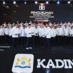Sebagian pengurus Kadin Sumut yang dilantik baru-baru ini dan diakui pemerintah melalui Keppres 18/2022.