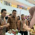 Anggota Komisi XI DPR RI Gus Irawan Pasaribu mengikuti pembukaan karya kreatif Sumatera Utara yang berlangsung 17 hingga 19 Maret 2023 di Atrium Selatan Medan Fair.