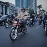 Menjelang waktu berbuka puasa puluhan pengendara sepeda motor yang tergabung dalam komunitas All 2 Stroke Bikers Sumut, Ngabuburit bersama Walikota Medan, Bobby Nasution