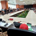 Pertemuan Anggota Komisi 3 DPRD Medan dengan para pedagang monza di Gedung DPRD Medan, Senin (3/4/2023)