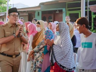 Wakil Walikota Medan, Aulia Rachman saat menghadiri Safari Ramadan di Kecamatan Medan Tembung, Senin (10/4/2023)