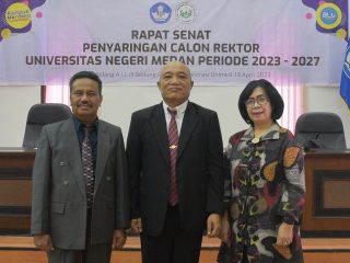 Calon Rektor Baru Unimed Terpilih: Prof Bahar 46 Suara, Erond Damanik Menyusul