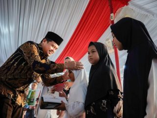 Walikota Medan, Bobby Nasution saat mdbghadiri Safari Ramadan