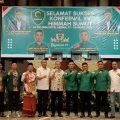 Kadispora Sumut Baharuddin Siagian diwakili Kabid Kepemudaan dan Kepramukaan Dispora Sumut, Fahri Azhari, bersama peserta pemberdayaan dan pengembangan kepemudaan di Sumut.(kaldera/HO)
