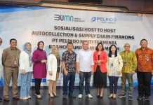 PT Pelindo Multi Terminal (SPMT) sebagai sub holding PT Pelabuhan Indonesia (Pelindo) sosialisasikan program Host to Host Auto Collection (H2H/E-Nota) dan Supply Chain Financing (SCF). Metode ini akan mulai berlaku 1 Juni 2023. (kaldera/HO)