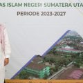 Prof. Dr. Nurhayati, MA, dilantik menjadi Rektor UINSU 2023-2027.