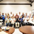 Para Kepala Bidang Kadin Sumut yang tergabung dalam kepengurusan berkumpul membahas keberlangsungan bisnis yang mencakup berbagai hal.