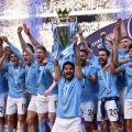 Pemain Man City Juara Liga Inggris. Foto:Google
