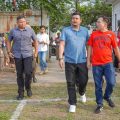 Walikota Medan, Bobby Nasution bersama Anggota DPRD Medan, Hendra DS disela sela pembukaan Popkot, Jumat (26/5/2023)