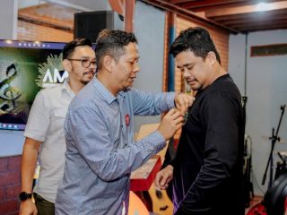 Walikota Medan, Bobby Nasution saat bertemu dengan seniman Kota Medan