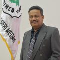 Prof. Dr. Baharuddin, ST., M.Pd. terpilih menjadi Rektor Universitas Negeri Medan Periode 2023-2027 dalam sidang rapat senat dengan agenda pemilihan rektor tahap akhir yang dilaksanakan di Gedung Pusat Administrasi Unimed pada Selasa, (20/06).