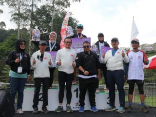 FORNAS VII di Jabar, Medali Perak Sumut dari Lari Trail Dramatis