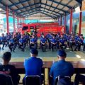 Personel Dinas Pemadaman Kebakaran dan Penyelamatan Kota Medan sedang mengikuti pelatihan