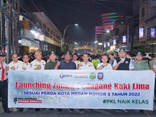 Launching Zonasi PKL di kawasan Pagaruyung