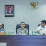 Walikota Medan, Bobby Nasution saat menerima rombongan Kementrian PUPR di Balai Kota Medan, Rabu (26/7/2023)