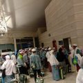 Fase kepulangan jemaah, hingga tanggal 26 Juli 2023 pukul 24.00 WIB jemaah haji yang telah tiba di Tanah Air sebanyak 159.212 orang, tergabung dalam 415 kelompok terbang (kloter).