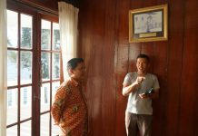 Dirut Bank Sumut, Babay Parid Wazdi di Rumah Pesanggarahan Sukarno di kawasan Danau Toba, Parapat
