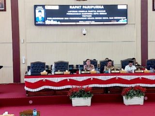 Sidang Paripurna DPRD Medan terkait laporan pansus Ranperda UMKM