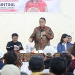 Anggota Komisi IV DPR RI Djarot Saiful Hidayat dan Ketua DPRD Sumatera Utara Baskami Ginting mengunjungi Desa Batukarang, Kecamatan Payung, Kabupaten Karo, Kamis (10/8/2023).