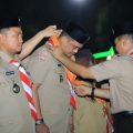 Walikota Medan, M Bobby Afif Nasution sebagai Ketua Majelis Pembimbing Kwartir Cabang (Mabicab) Gerakan Pramuka Kota Medan dianugerahkan tanda penghargaan Lencana Melati dalam rangka memperingati Hari Pramuka ke-62.