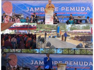 Penutupan Jambore Pemuda GPI Wilayah Samosir yang dilaksanakan pada 25-27 Agustus ditutup langsung oleh ketua umum Rev. M. H. Siburian dalam ibadah syukur dan baptis air, di Partungko Naginjang kecamatan Harian kabupaten Samosir, Minggu (27/8/2023).